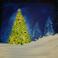 Christmas Tree with glued on GEMS!