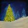Christmas Tree with glued on GEMS!