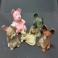 Air Dry Clay Animal Sculptures (and painted)- 2 hours